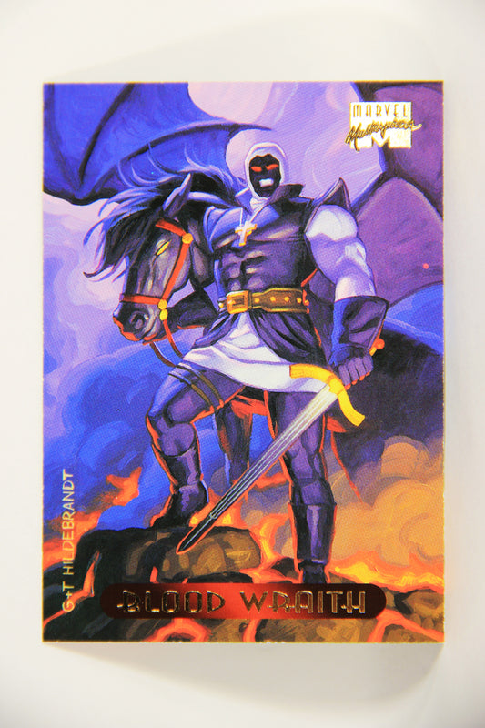 Marvel Masterpieces 1994 Trading Card #14 Blood Wraith ENG Fleer L005214