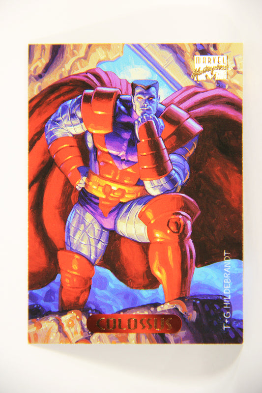 Marvel Masterpieces 1994 Trading Card #24 Colossus ENG Fleer L005224