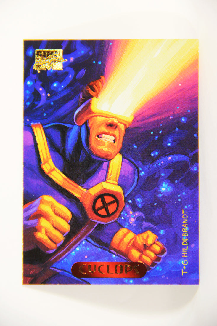 Marvel Masterpieces 1994 Trading Card #25 Cyclops ENG Fleer L005225