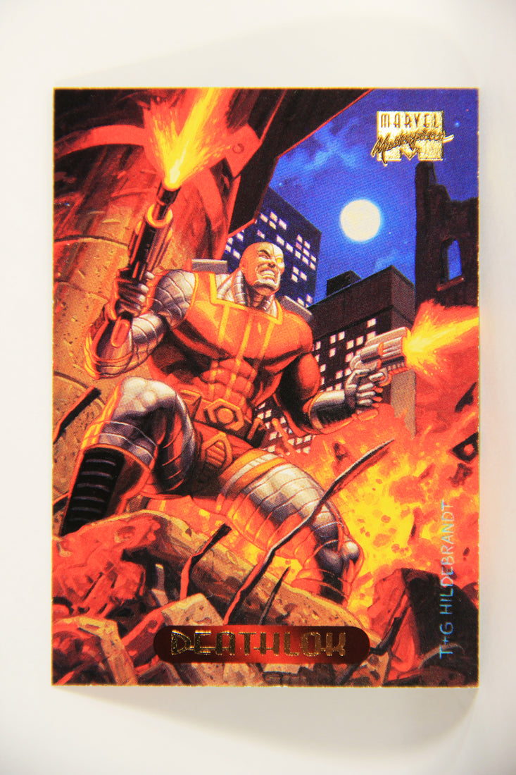 Marvel Masterpieces 1994 Trading Card #29 Deathlok ENG Fleer L005229