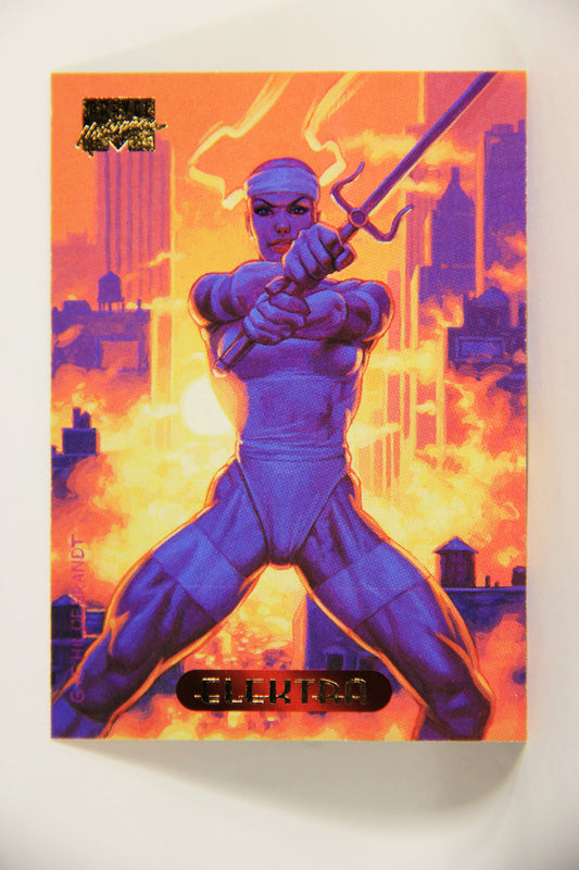 Marvel Masterpieces 1994 Trading Card #34 Elektra ENG Fleer L005234