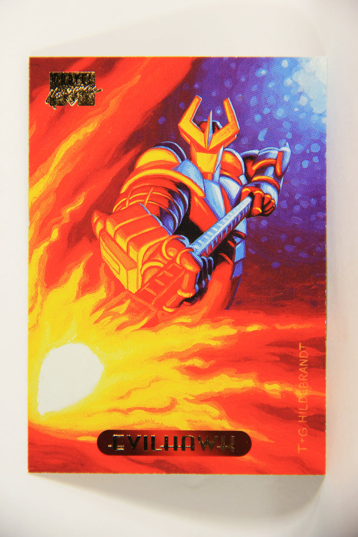 Marvel Masterpieces 1994 Trading Card #35 Evilhawk ENG Fleer L005235