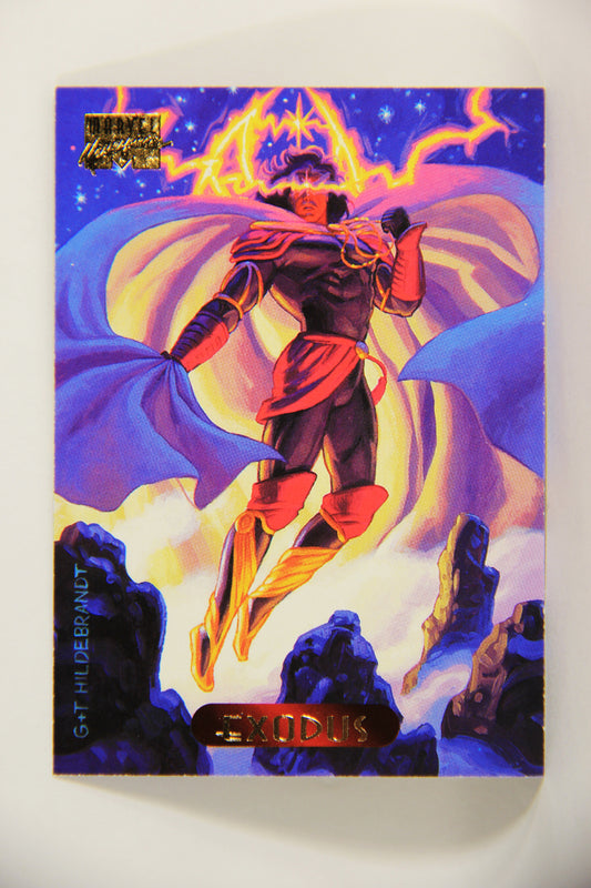 Marvel Masterpieces 1994 Trading Card #36 Exodus ENG Fleer L005236