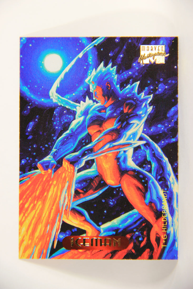 Marvel Masterpieces 1994 Trading Card #54 Iceman ENG Fleer L005254