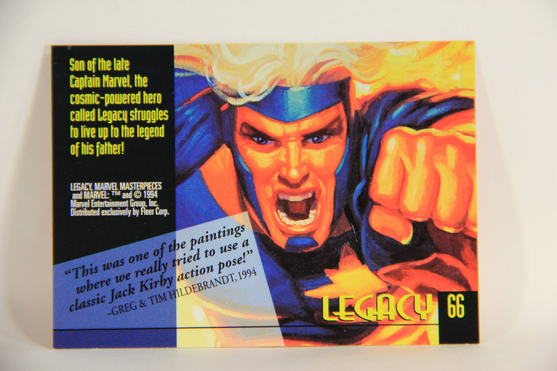 Marvel Masterpieces 1994 Trading Card #66 Legacy ENG Fleer L005266