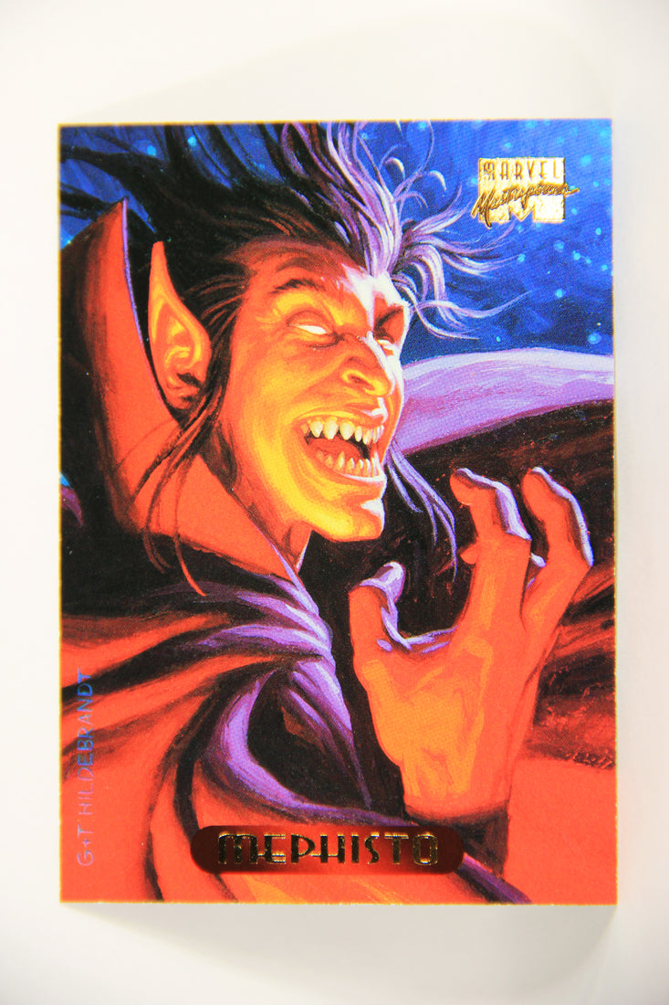 Marvel Masterpieces 1994 Trading Card #74 Mephisto ENG Fleer L005274