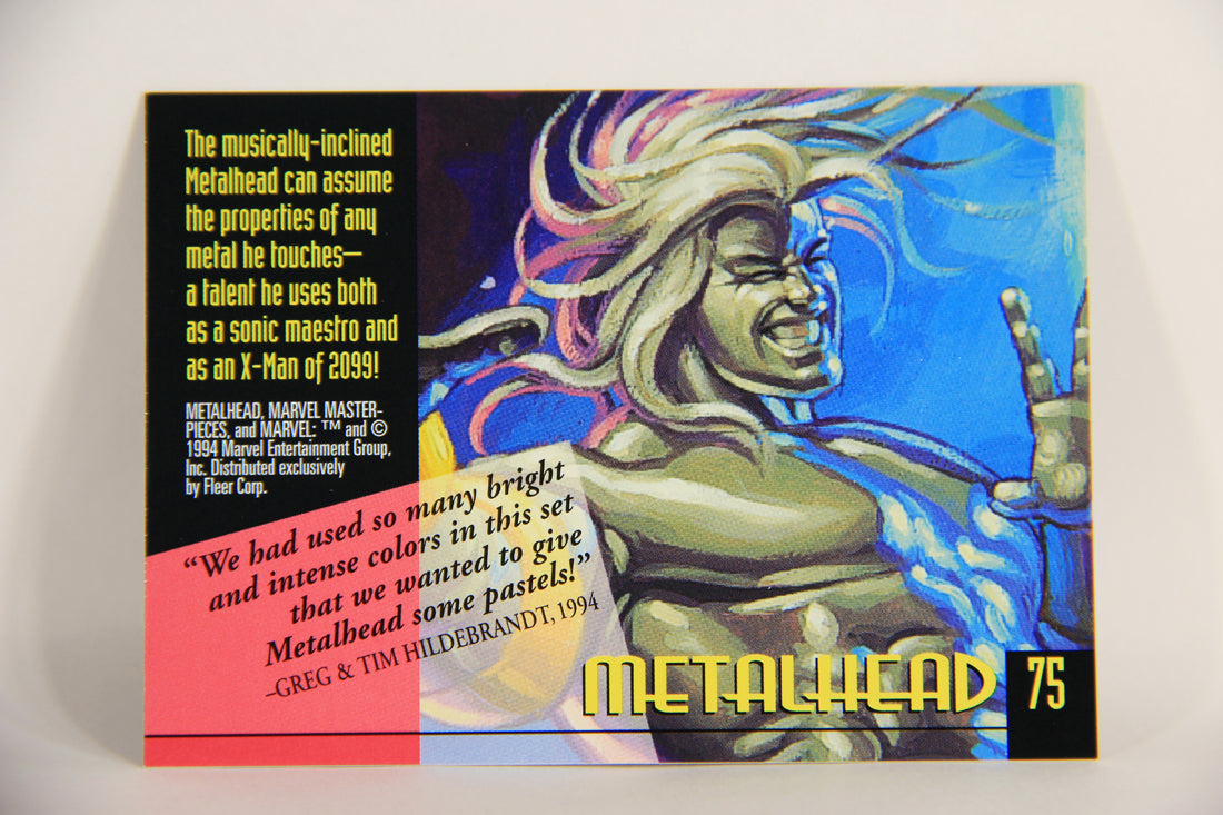 Marvel Masterpieces 1994 Trading Card #75 Metalhead ENG Fleer L005275