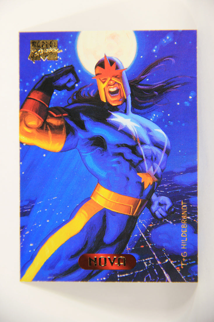 Marvel Masterpieces 1994 Trading Card #86 Nova ENG Fleer L005286