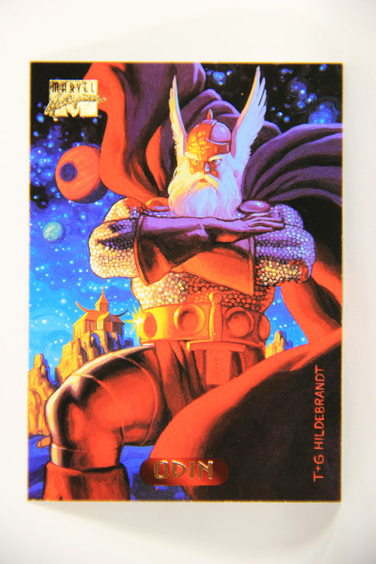 Marvel Masterpieces 1994 Trading Card #87 Odin ENG Fleer L005287