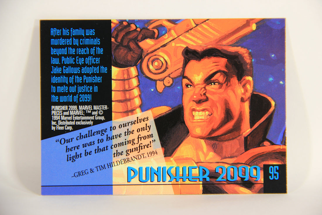 Marvel Masterpieces 1994 Trading Card #95 Punisher 2099 ENG Fleer L005295
