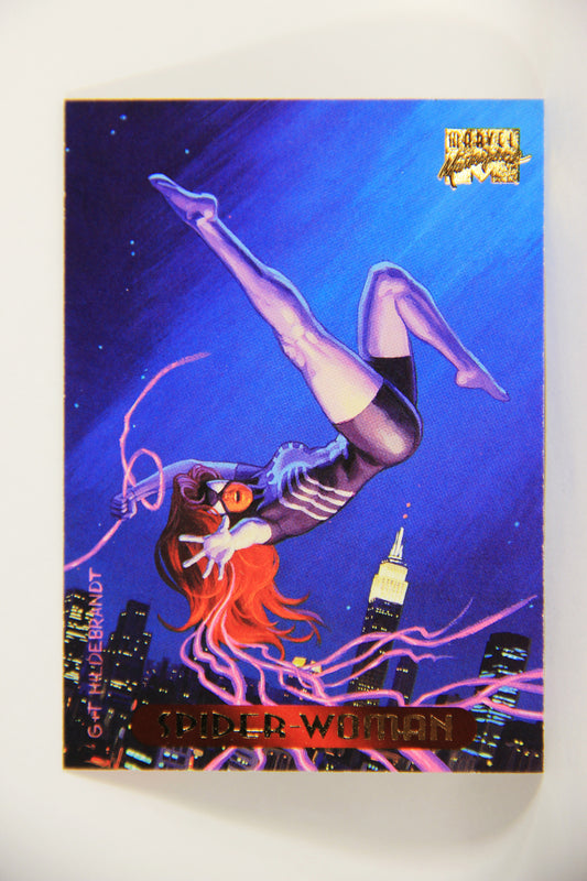 Marvel Masterpieces 1994 Trading Card #117 Spider-Woman ENG Fleer L005317