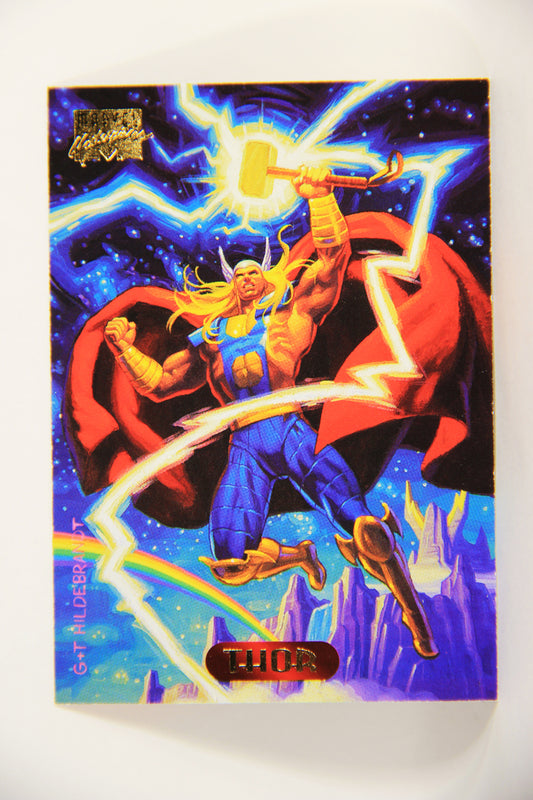 Marvel Masterpieces 1994 Trading Card #124 Thor ENG Fleer L005324