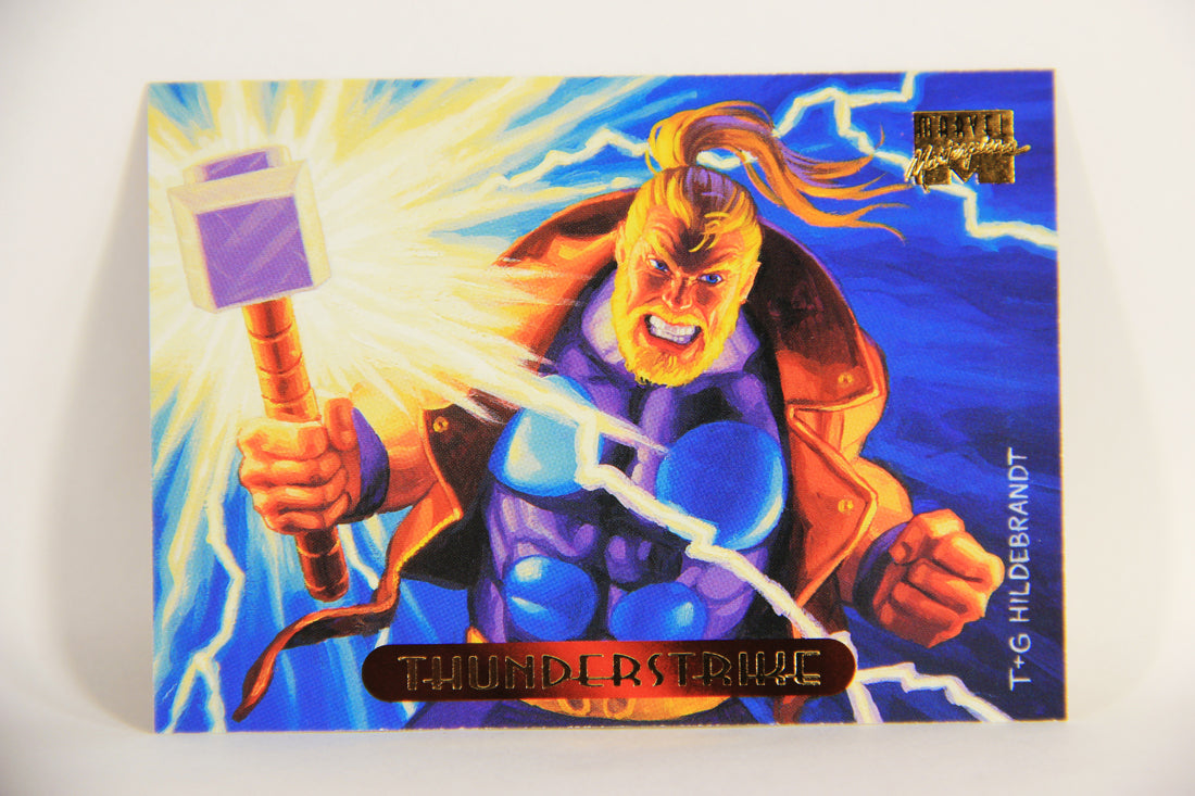 Marvel Masterpieces 1994 Trading Card #125 Thunderstrike ENG Fleer L005325