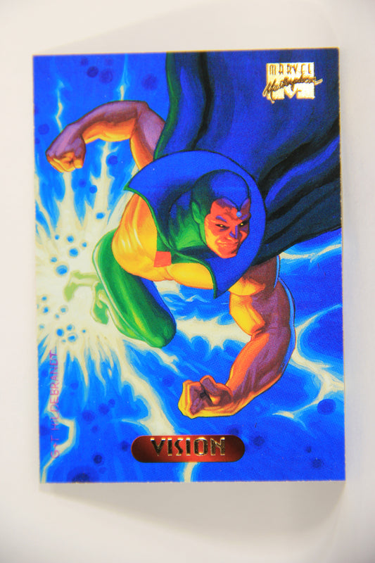 Marvel Masterpieces 1994 Trading Card #132 Vision ENG Fleer L005332
