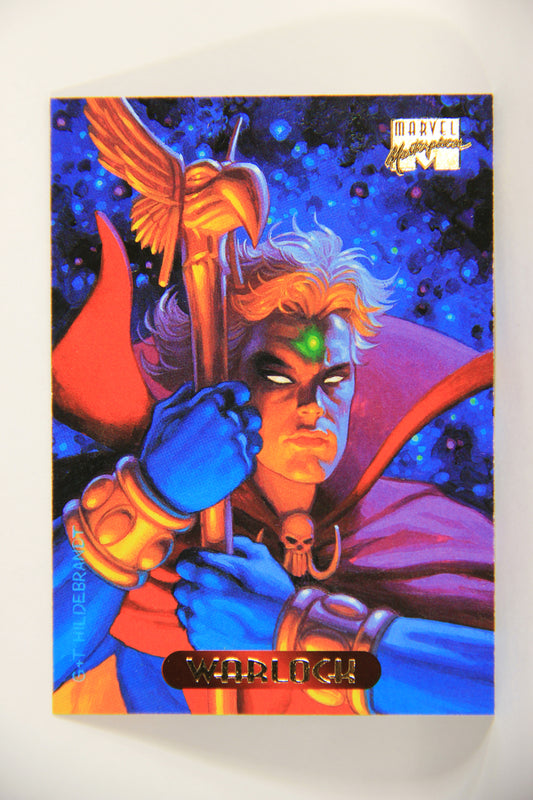 Marvel Masterpieces 1994 Trading Card #134 Warlock ENG Fleer L005334