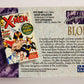 Marvel Masterpieces 1992 Trading Card #1 Blob ENG SkyBox L005351