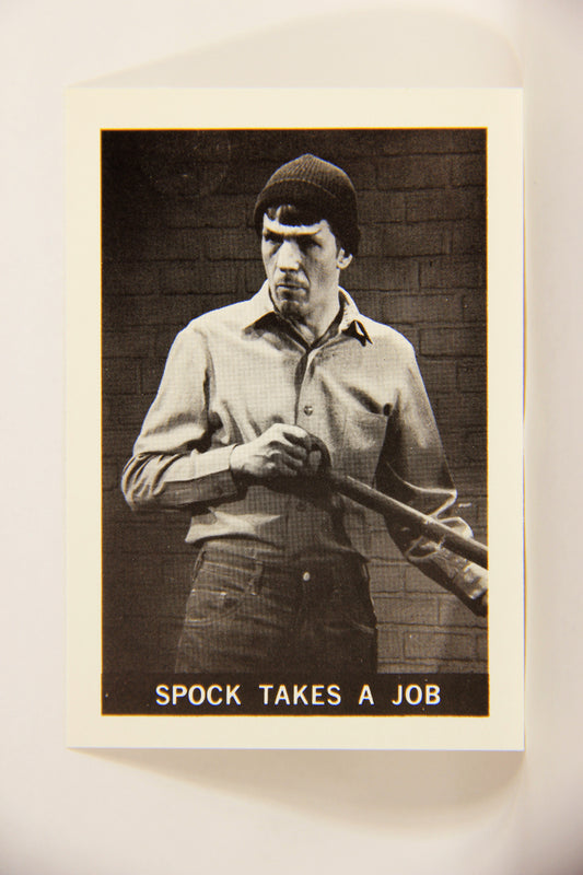 Star Trek 1981 REPRINT 1967 Leaf Trading Card #43 Spock Takes A Job L005404