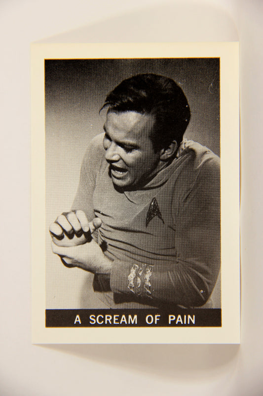 Star Trek 1981 REPRINT 1967 Leaf Trading Card #46 A Scream Of Pain L005407