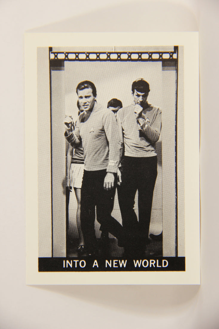 Star Trek 1981 REPRINT 1967 Leaf Trading Card #49 Into A New World L005410