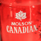 Molson Canadian Red Skate Mug Shaped Beer Glass Canada Maple Leaf Logo L005688