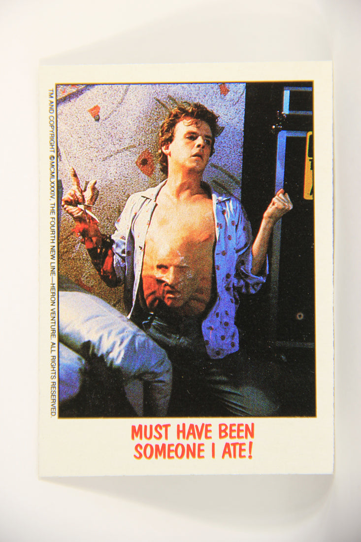 Fright Flicks 1988 Trading Card #15 Must Have Been Someone I Ate NOES L005933