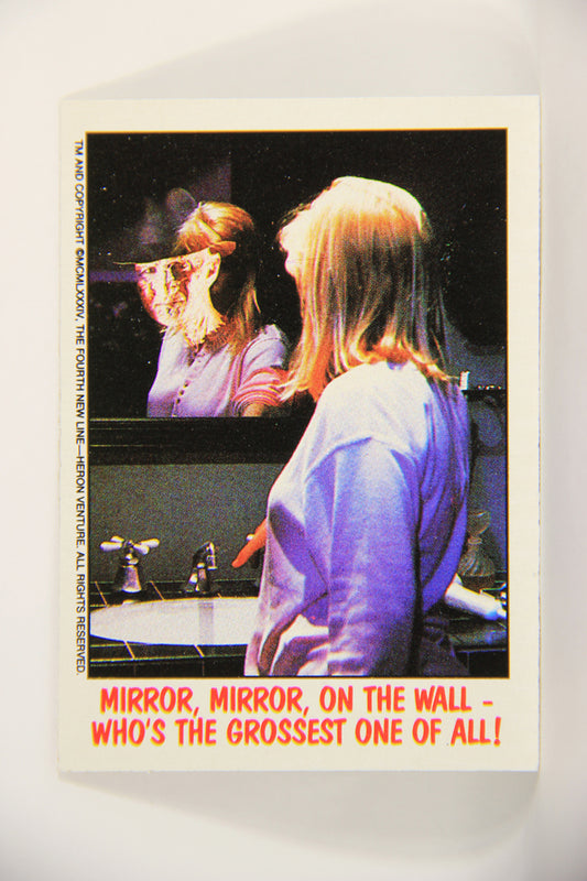 Fright Flicks 1988 Card #31 Mirror Mirror On The Wall Who's The Grossest NOES L005949