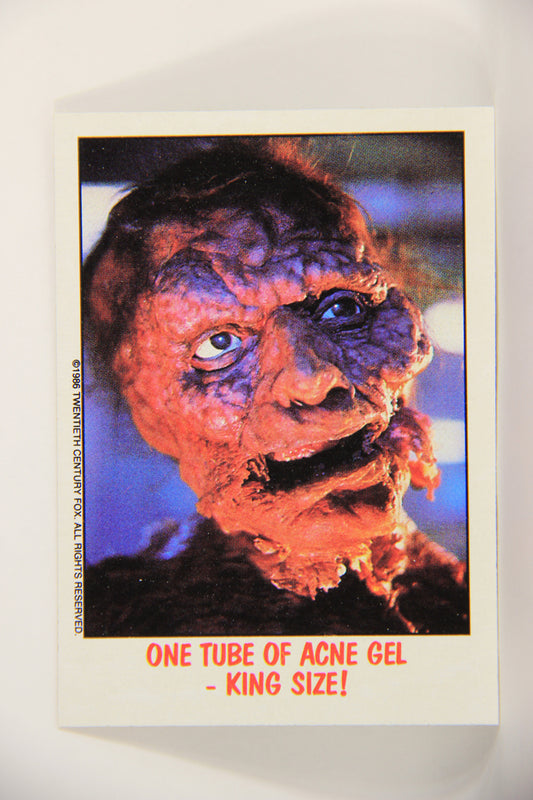 Fright Flicks 1988 Trading Card #35 One Tube of Acne Gel King Size The Fly L005953