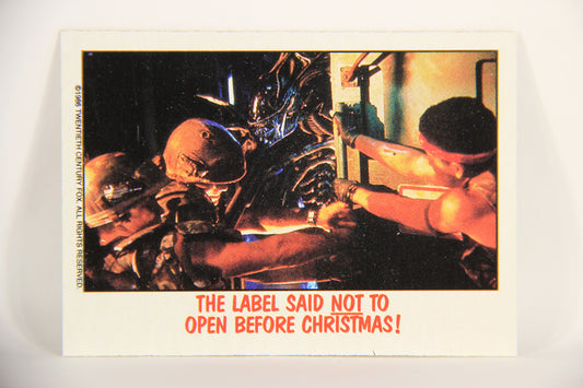 Fright Flicks 1988 Trading Card #59 Label Said Not To Open Before Christmas L005977