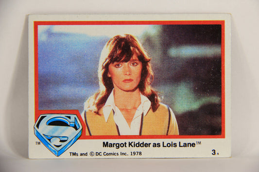 Superman The Movie 1978 Trading Card #3 Margot Kidder As Lois Lane L006022