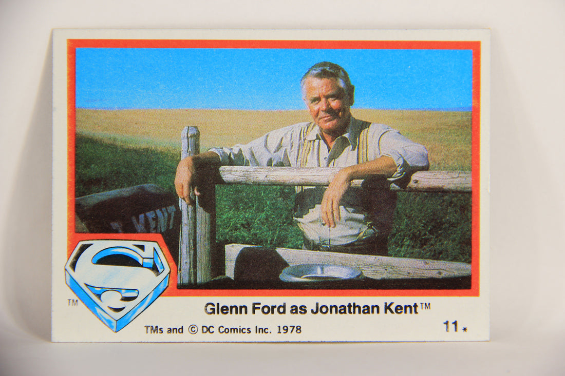 Superman The Movie 1978 Trading Card #11 Glenn Ford As Jonathan Kent L006030