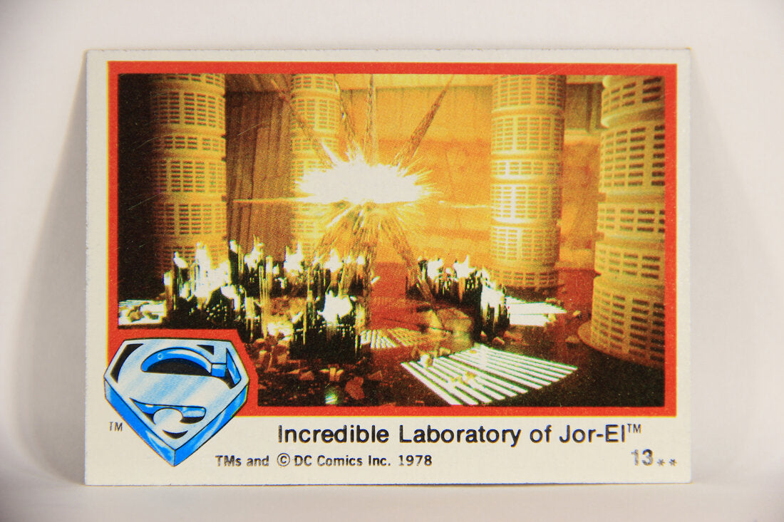 Superman The Movie 1978 Trading Card #13 Incredible Laboratory Of Jor-El L006032