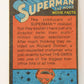 Superman The Movie 1978 Trading Card #18 A World Torn Asunder L006037