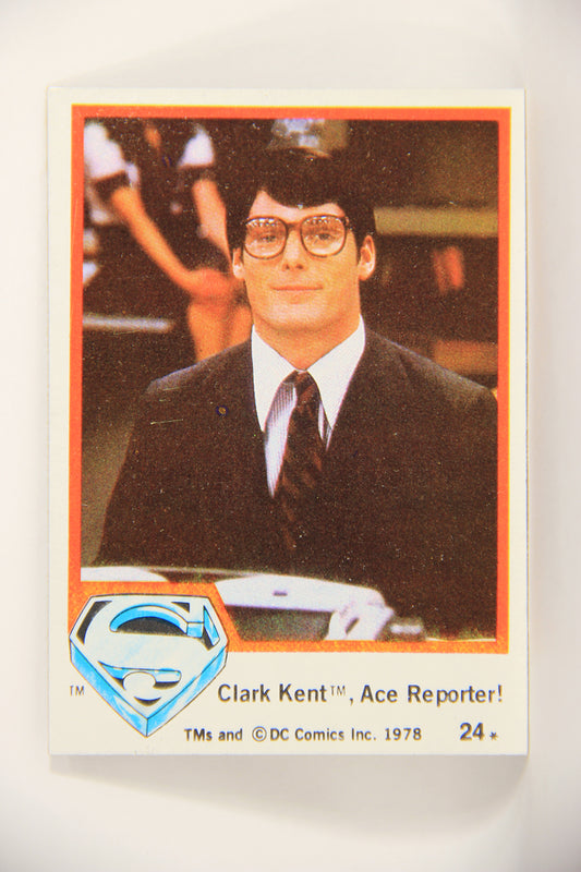 Superman The Movie 1978 Trading Card #24 Clark Kent Ace Reporter L006043