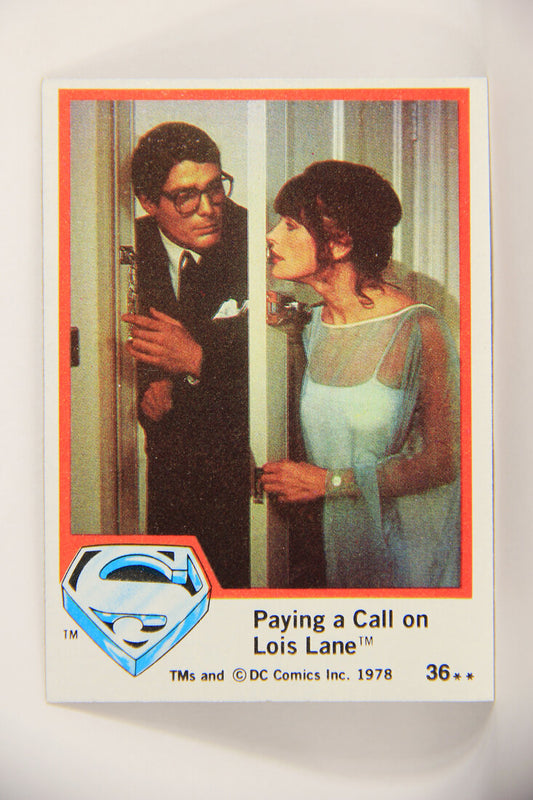 Superman The Movie 1978 Trading Card #36 Paying A Call On Lois Lane L006055