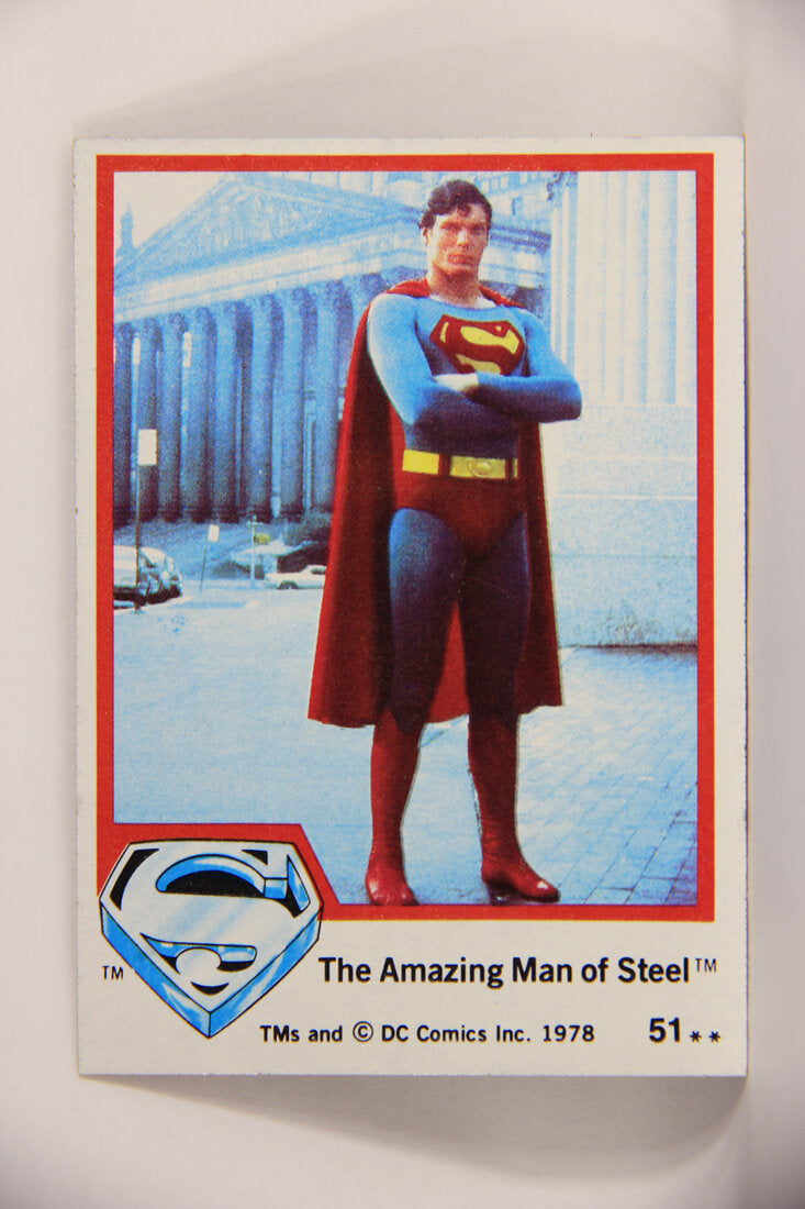 Superman The Movie 1978 Trading Card #51 The Amazing Man Of Steel L006070