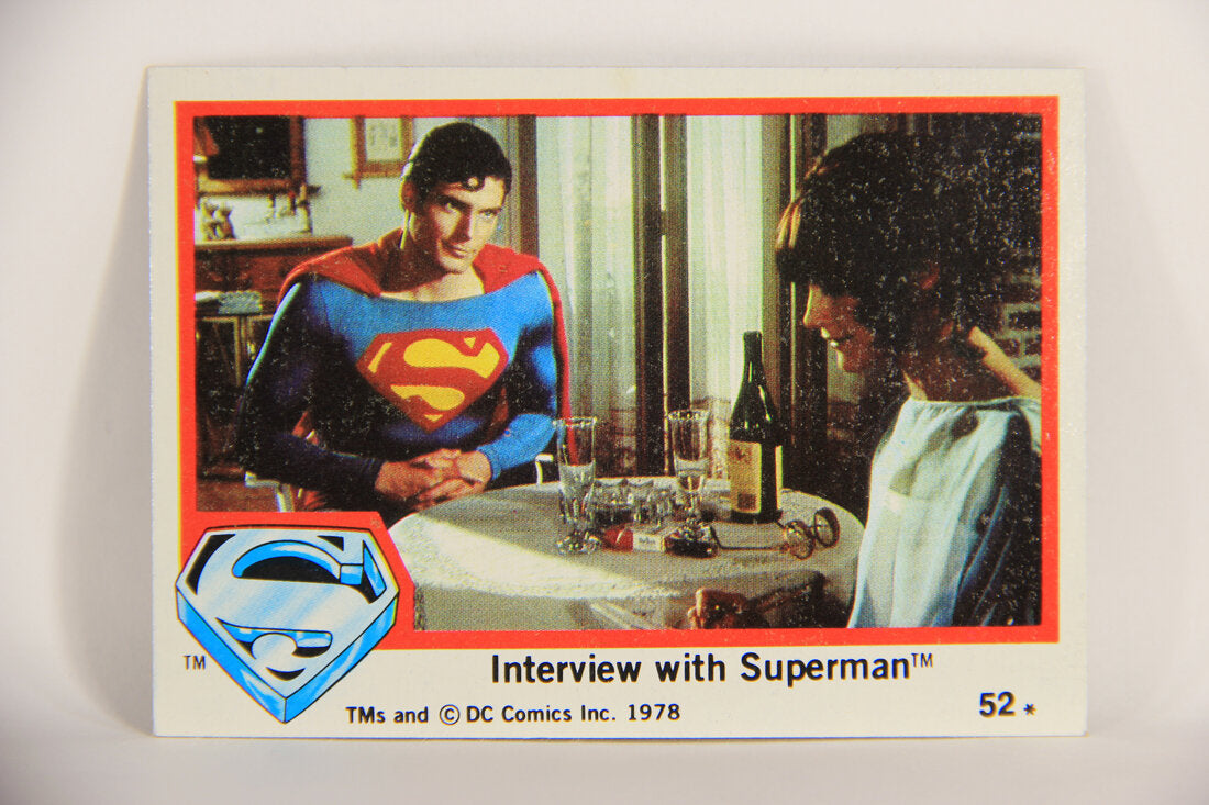 Superman The Movie 1978 Trading Card #52 Interview With Superman L006071