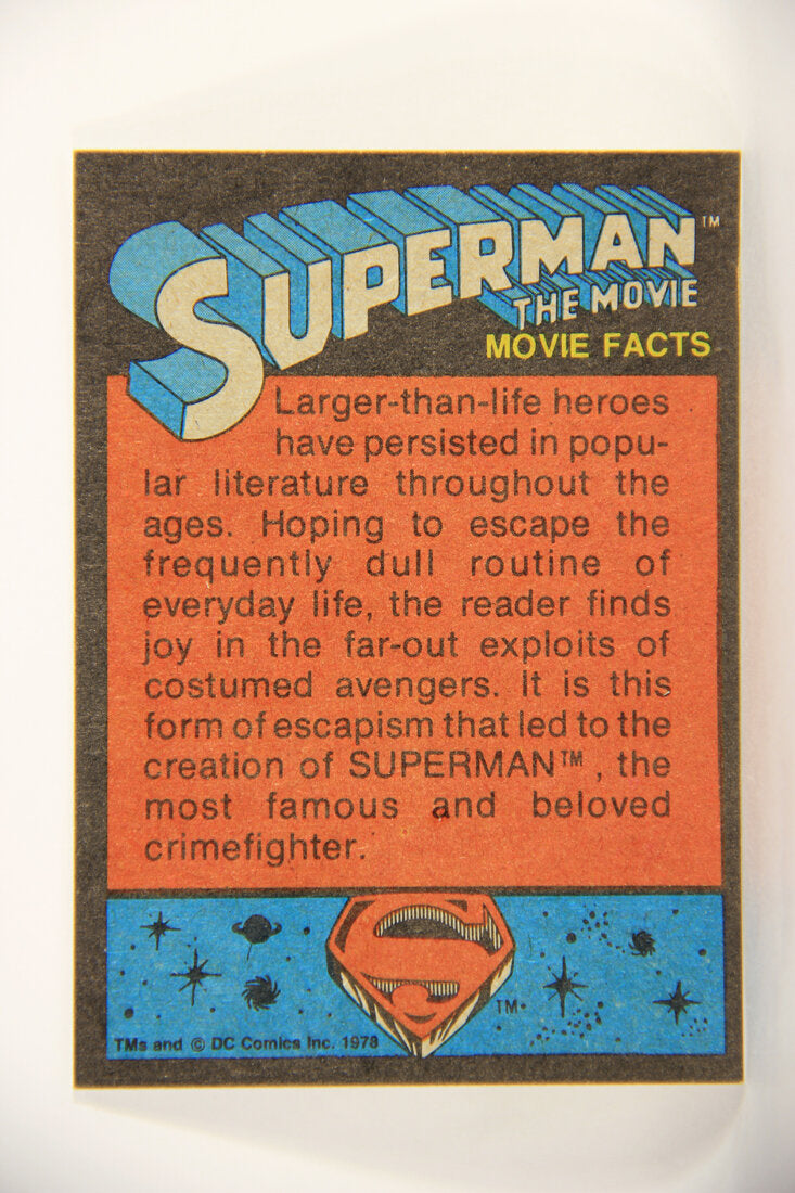 Superman The Movie 1978 Trading Card #55 Superman To The Recue L006074