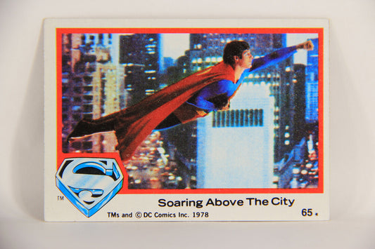 Superman The Movie 1978 Trading Card #65 Soaring Above The City L006084
