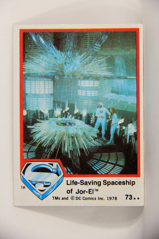 Superman The Movie 1978 Trading Card #73 Life-Saving Spaceship Of Jor-El L006092