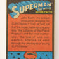Superman The Movie 1978 Trading Card #74 The Infant Son Of Jor-El L006093