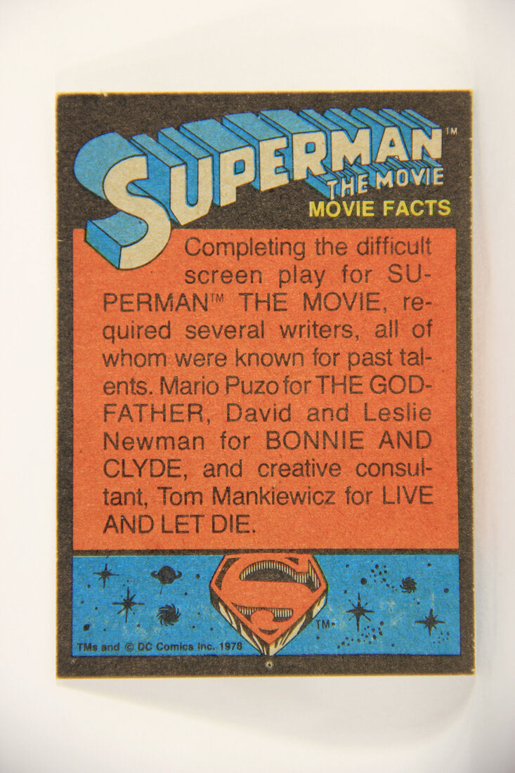 Superman The Movie 1978 Trading Card #76 Gene Hackman As Lex Luthor L006095