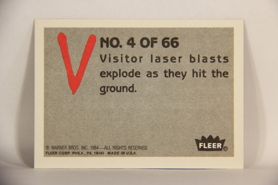 V Series 1984 TV Trading Card #4 Sparks Are Flying L006155