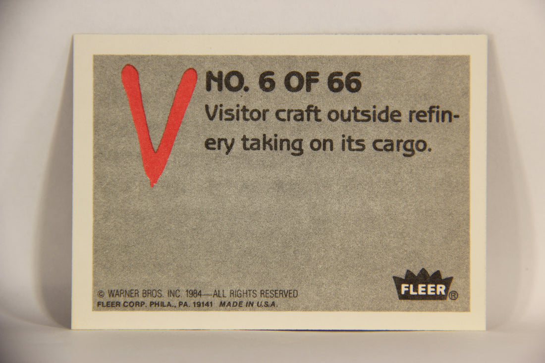 V Series 1984 TV Trading Card #6 Outside Refinery L006157