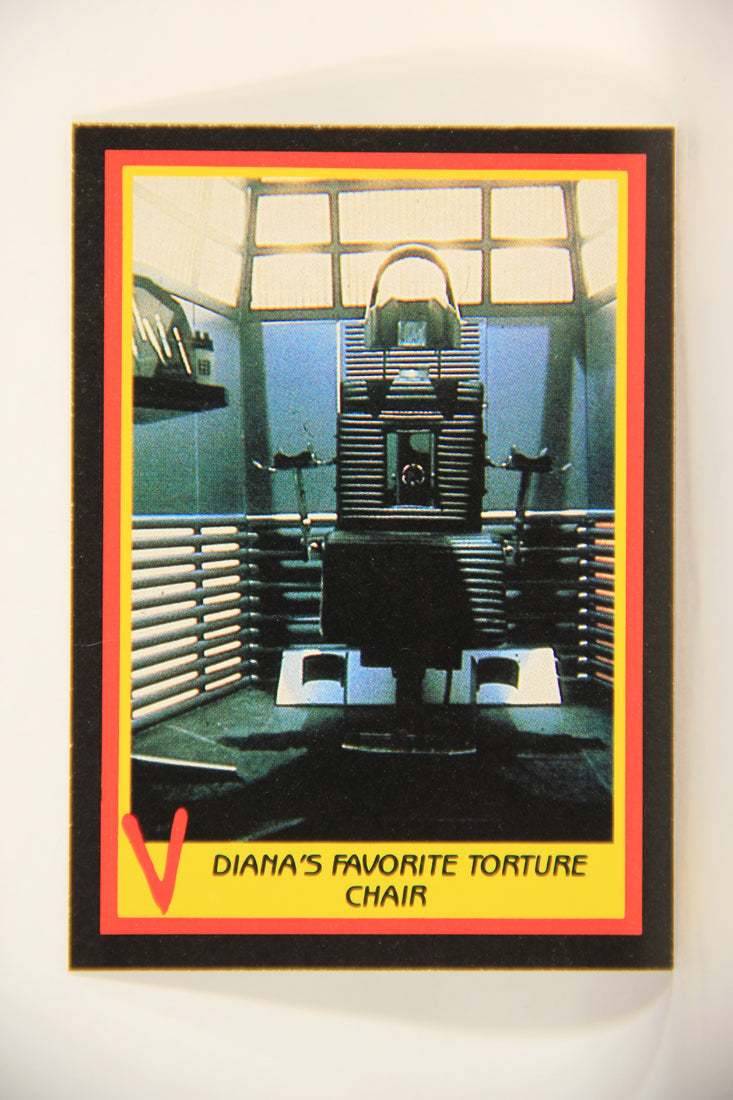 V Series 1984 TV Trading Card #17 Diana's Favorite Torture Chair L006168