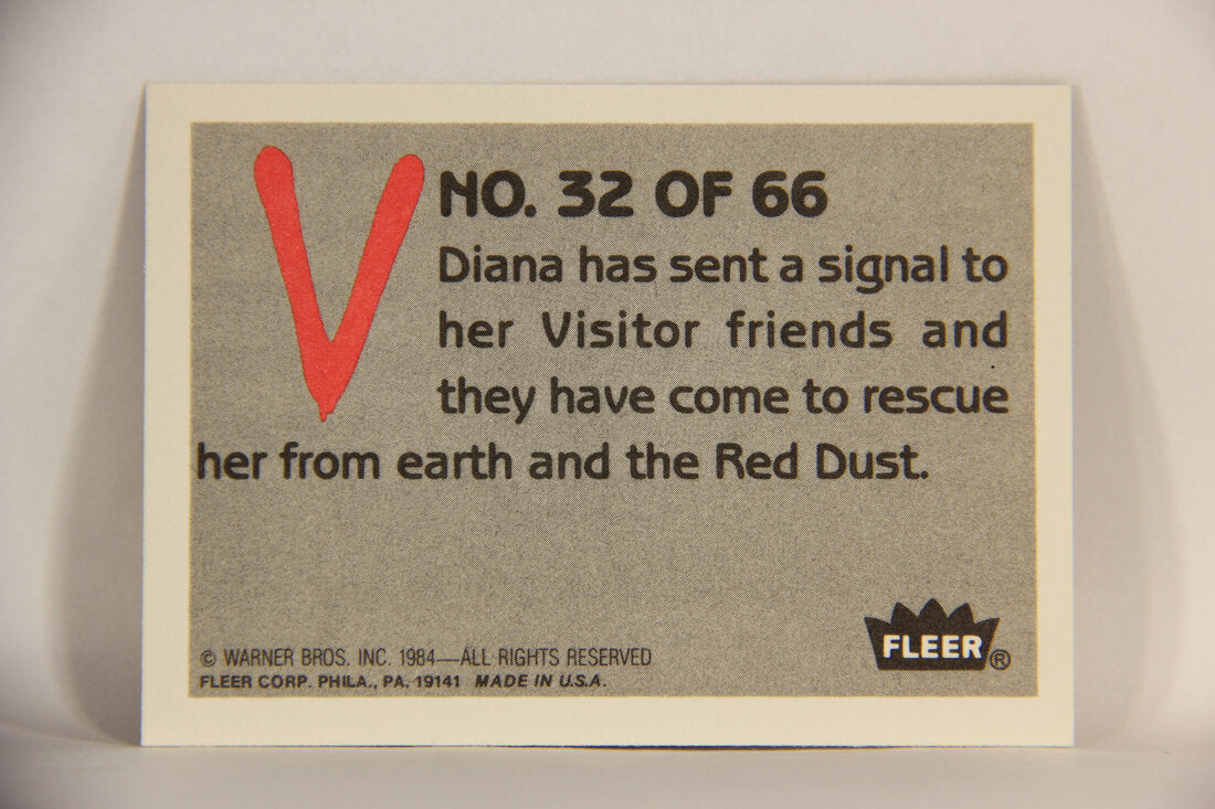V Series 1984 TV Trading Card #32 Diana Escapes L006183