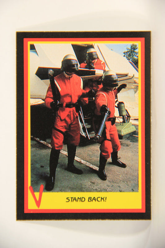 V Series 1984 TV Trading Card #36 Stand Back L006187