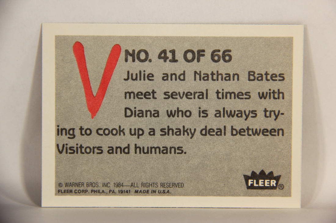 V Series 1984 TV Trading Card #41 Meeting With The Enemy L006192