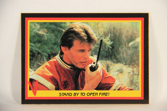 V Series 1984 TV Trading Card #54 Stand By To Open Fire L006205
