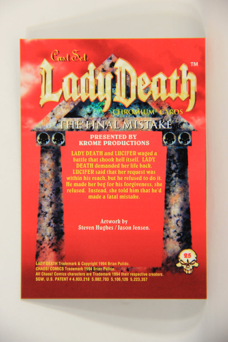 Lady Death Chromium 1994 Trading Card #25 The Final Mistake ENG L006264