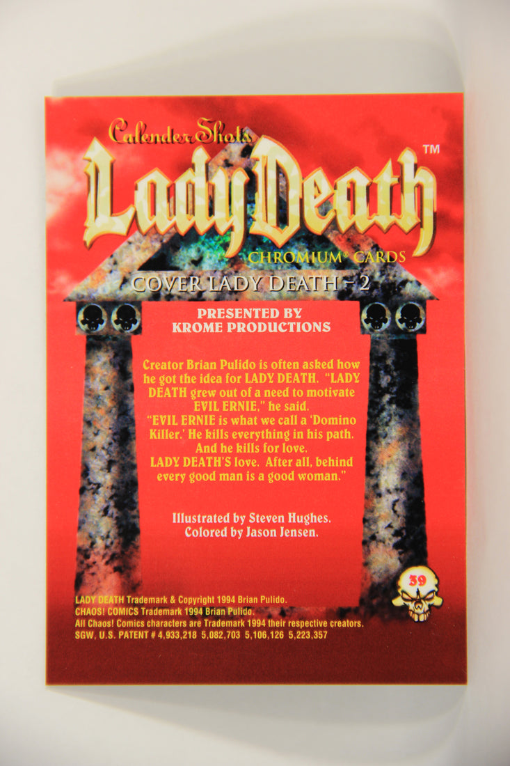 Lady Death Chromium 1994 Trading Card #39 Cover Lady Death 2 ENG L006278